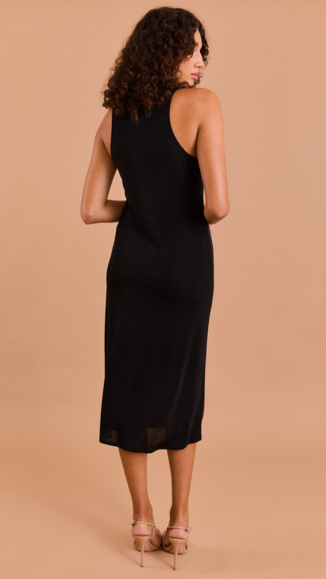 Cowl Neck Midi Dress