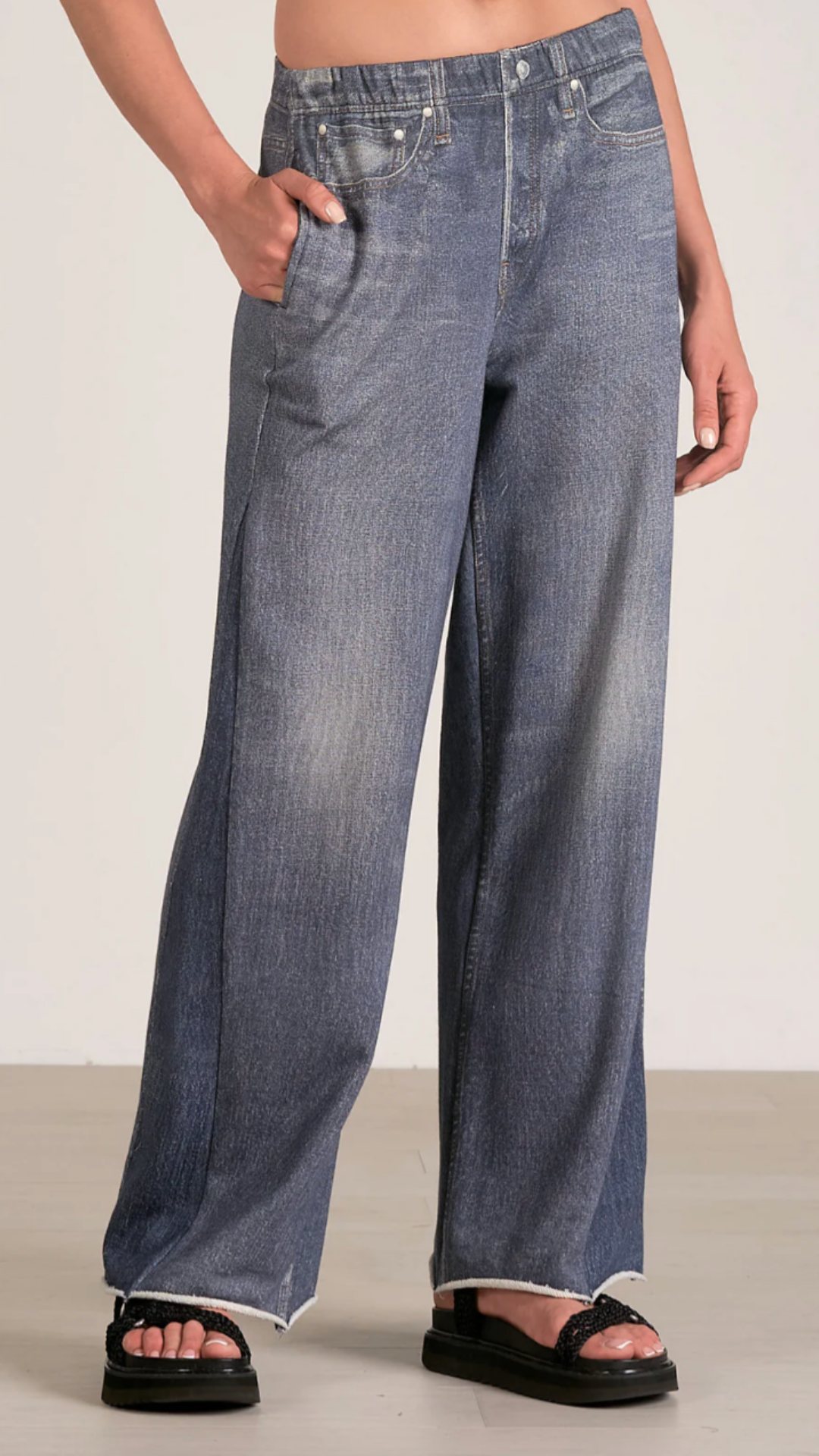 Dark Denim Sweatpant Jeans