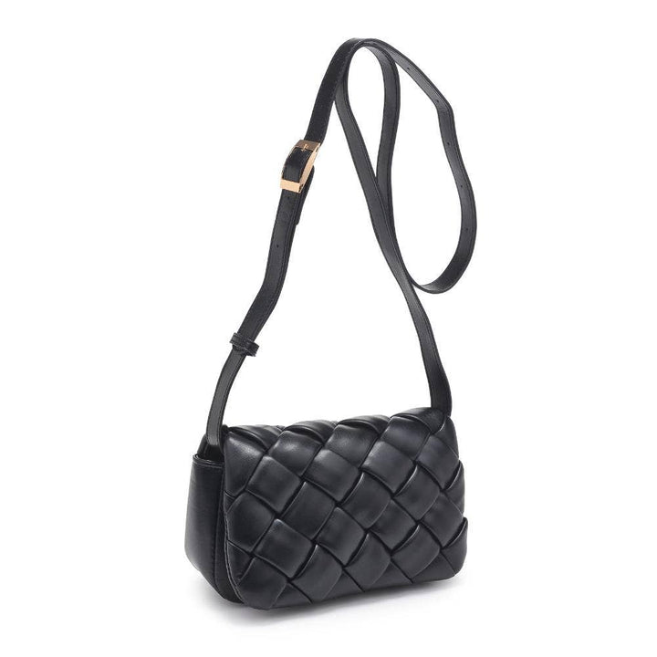 Black Woven Crossbody