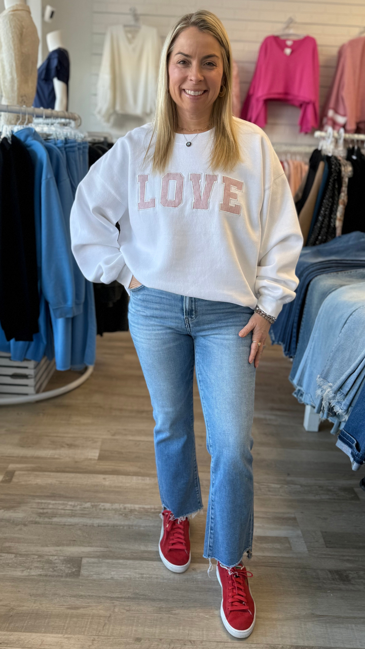 Oversized Love Crewneck Sweatshirt