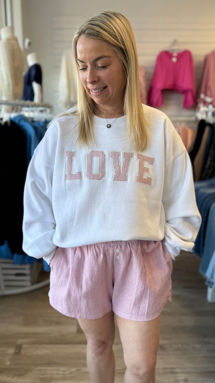 Oversized Love Crewneck Sweatshirt