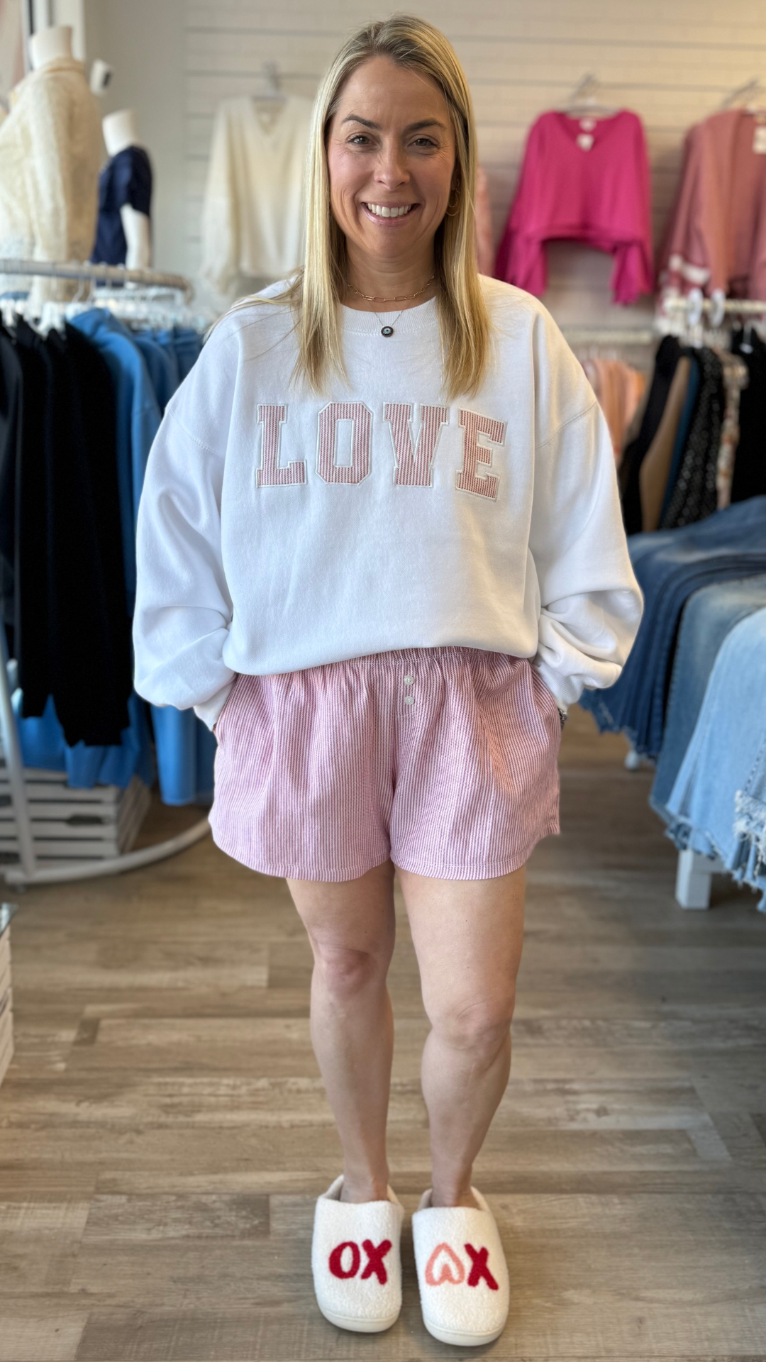 Oversized Love Crewneck Sweatshirt