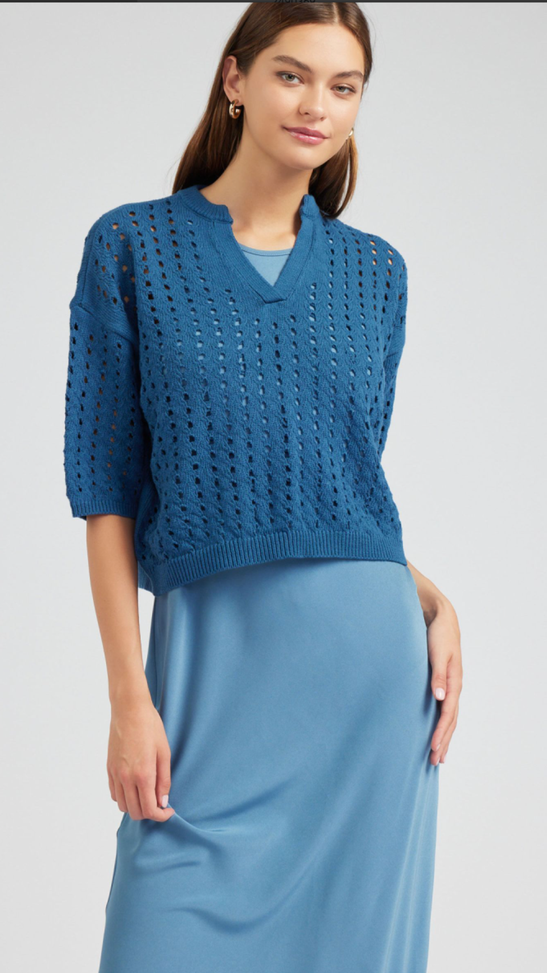 Two Piece Sweater Top Dress