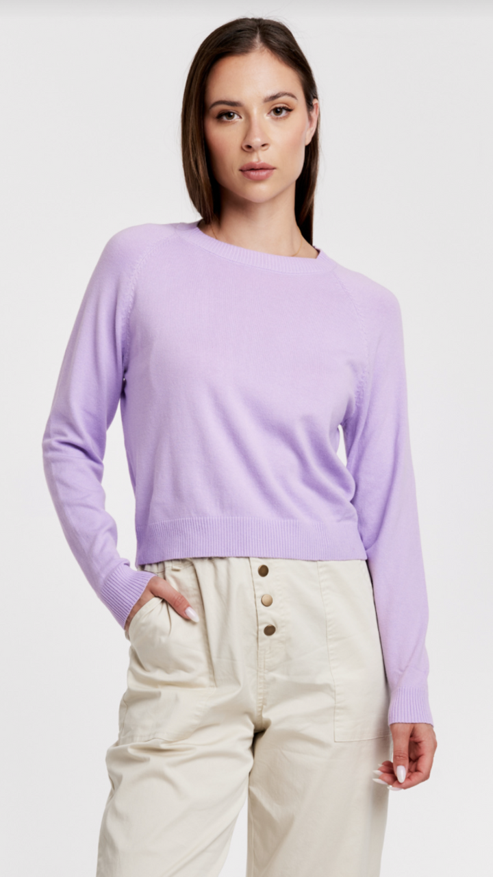 Iris Crew Neck Raglan Sleeve Sweater