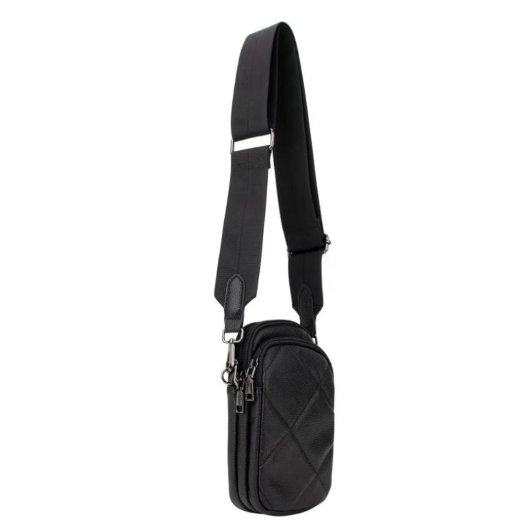 Atlas Solo Pebbled Cargo Phone Crossbody Bag