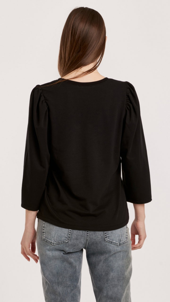 Gathered Sleeve Top