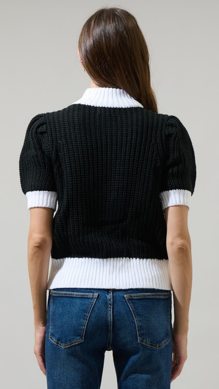 Colorblock Sweater Top