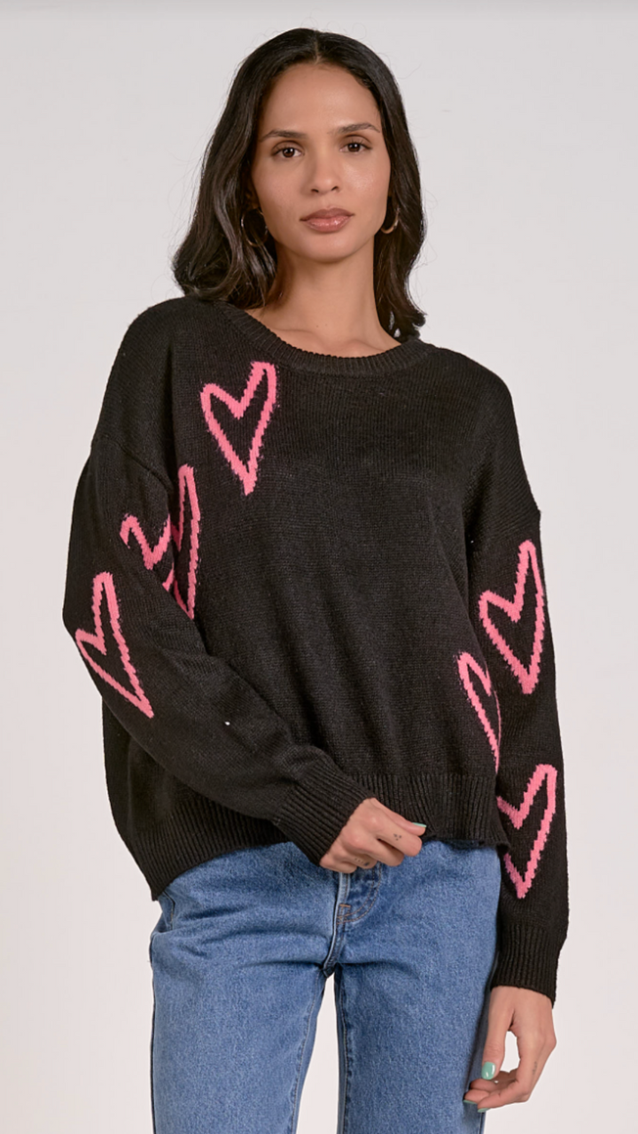 Heart Crewneck Sweater