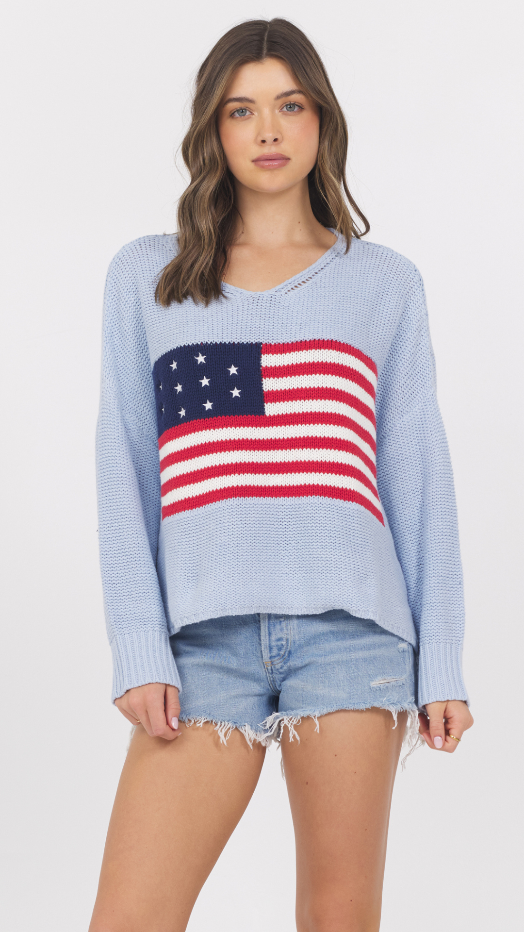 American Flag Sweater