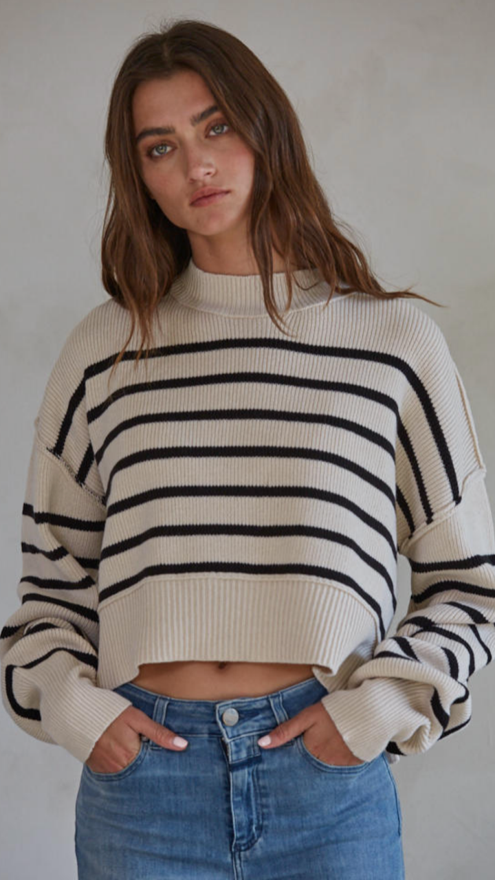 The Jaynette Cropped Pullover