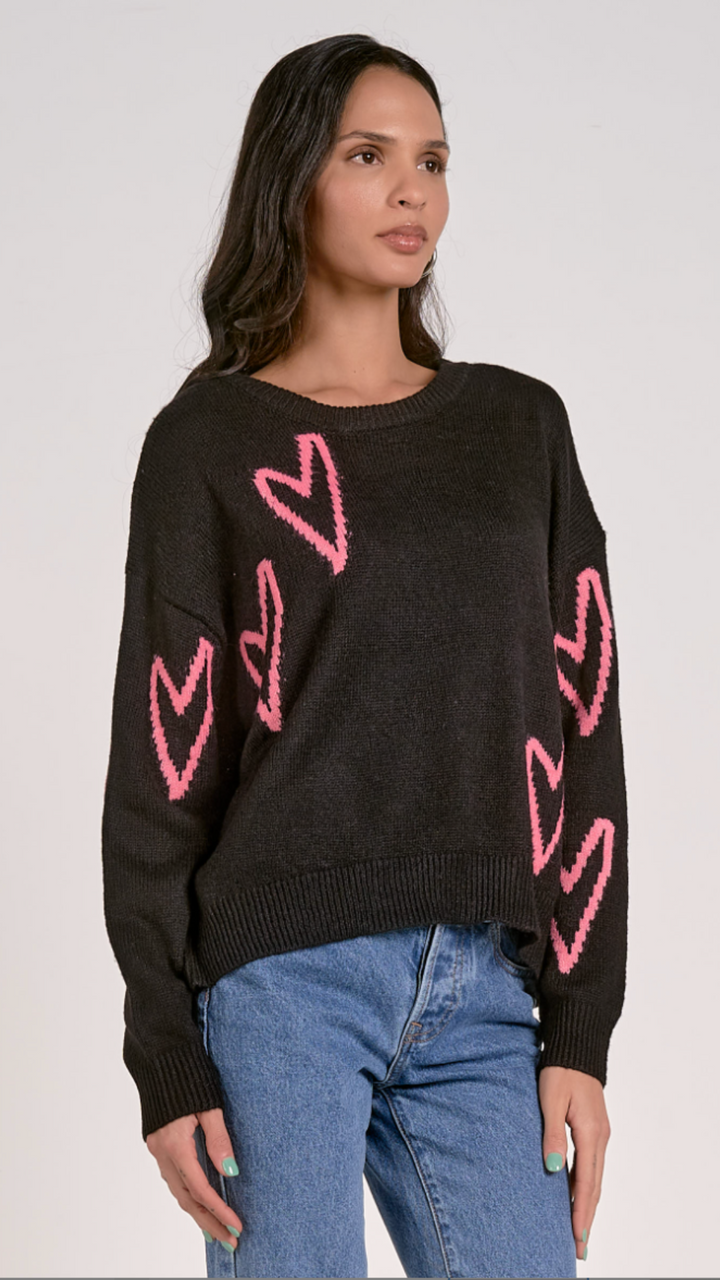 Heart Crewneck Sweater