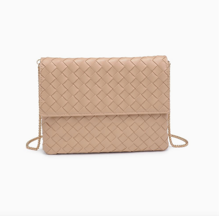 Natural Woven Clutch