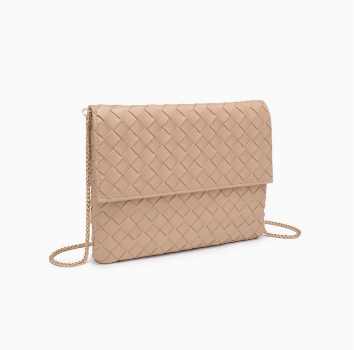 Natural Woven Clutch