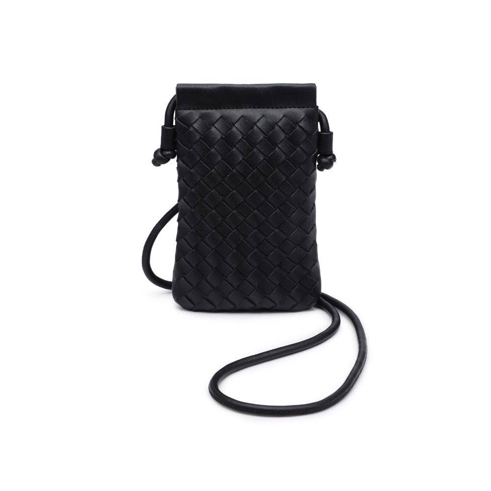 Black Woven Crossbody