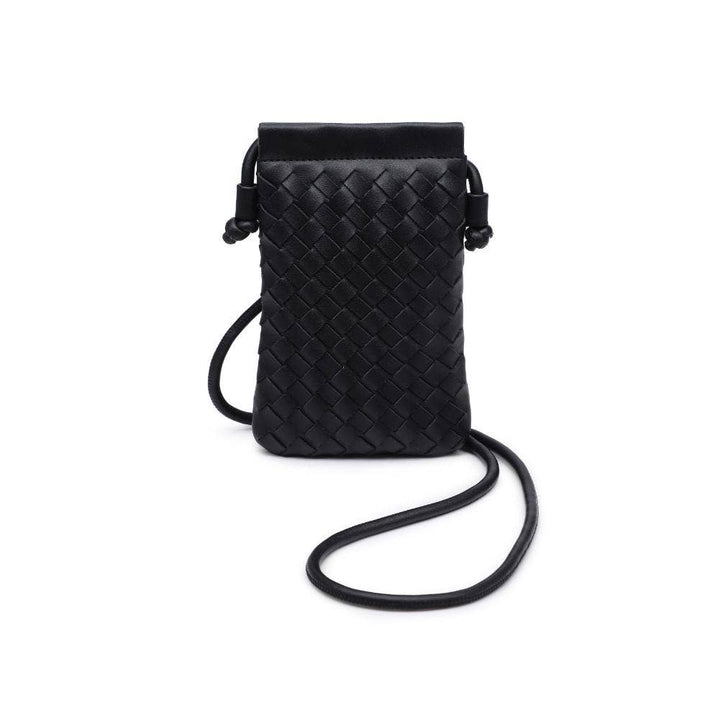 Black Woven Crossbody