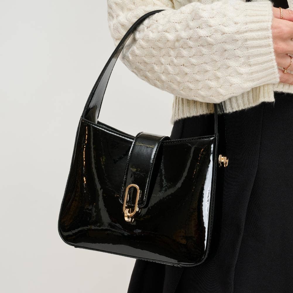 Black Patent Crossbody