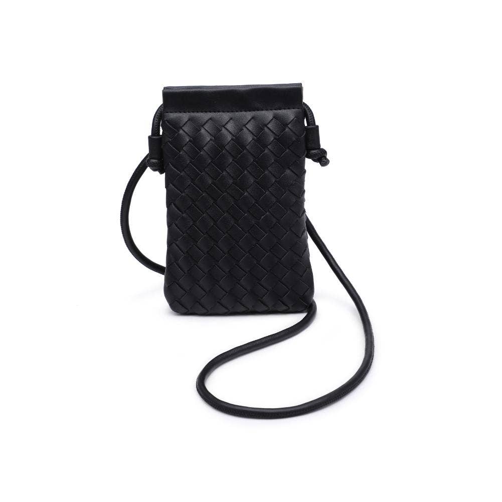 Black Woven Crossbody